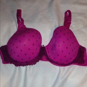 Polka Dotted bra Sized 40C